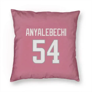 Kelechi Anyalebechi Los Angeles Rams  Pillow Cover (18 X 18) - Pink