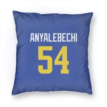 Kelechi Anyalebechi Los Angeles Rams  Pillow Cover (18 X 18) - Royal