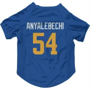 Kelechi Anyalebechi Los Angeles Rams   Royal  Dog & Cat Pet Jersey - Gold