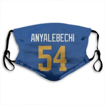 Kelechi Anyalebechi Los Angeles Rams   Royal  Face Mask - Gold