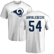 Kelechi Anyalebechi Men's Los Angeles Rams Logo T-Shirt - White