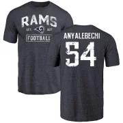 Kelechi Anyalebechi Youth Los Angeles Rams Distressed T-Shirt - Navy