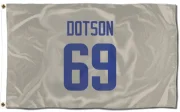 Kevin Dotson Los Angeles Rams   Bone Flag (3 X 5)