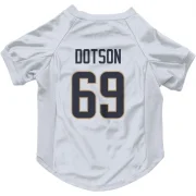 Kevin Dotson Los Angeles Rams  Dog & Cat Pet Jersey - White