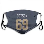 Kevin Dotson Los Angeles Rams  Face Mask - Navy