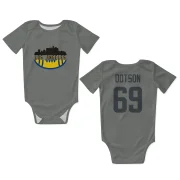 Kevin Dotson Los Angeles Rams  Infant & Newborn Bodysuit - Gray