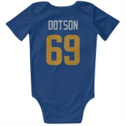 Kevin Dotson Los Angeles Rams   Royal  Infant & Newborn Bodysuit - Gold