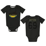 Kevin Dotson Los Angeles Rams  Service Infant & Newborn Bodysuit - Black