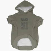 Kobie Turner Los Angeles Rams  Dog & Cat Pet Hoodie - Olive