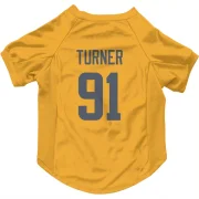 Kobie Turner Los Angeles Rams  Dog & Cat Pet Jersey - Gold