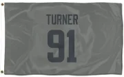 Kobie Turner Los Angeles Rams  Flag (3 X 5) - Gray