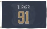 Kobie Turner Los Angeles Rams  Flag (3 X 5) - Navy