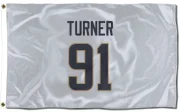 Kobie Turner Los Angeles Rams  Flag (3 X 5) - White