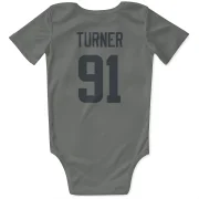 Kobie Turner Los Angeles Rams  Infant & Newborn Bodysuit - Gray