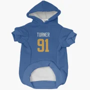 Kobie Turner Los Angeles Rams   Royal  Dog & Cat Pet Hoodie - Gold