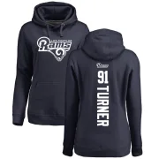 Kobie Turner Women's Los Angeles Rams Pro Line Backer Pullover Hoodie Navy