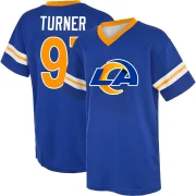 Kobie Turner Youth Los Angeles Rams Game Day V-Neck T-Shirt Royal