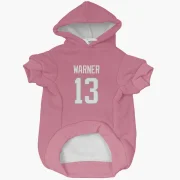 Kurt Warner Los Angeles Rams  Dog & Cat Pet Hoodie - Pink