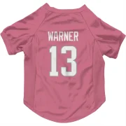 Kurt Warner Los Angeles Rams  Dog & Cat Pet Jersey - Pink