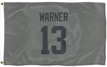 Kurt Warner Los Angeles Rams  Flag (3 X 5) - Gray