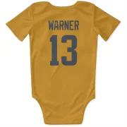 Kurt Warner Los Angeles Rams  Infant & Newborn Bodysuit  - Gold