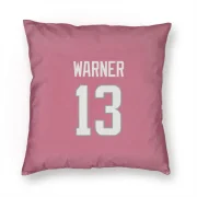 Kurt Warner Los Angeles Rams  Pillow Cover (18 X 18) - Pink