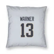 Kurt Warner Los Angeles Rams  Pillow Cover (18 X 18) - White