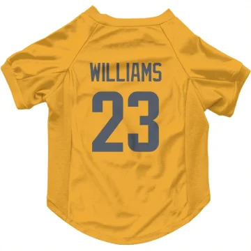 Kyren Williams Los Angeles Rams  Dog & Cat Pet Jersey - Gold