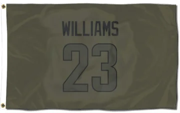 Kyren Williams Los Angeles Rams  Flag (3 X 5) - Olive