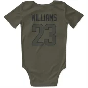 Kyren Williams Los Angeles Rams  Infant & Newborn Bodysuit  - Olive