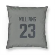 Kyren Williams Los Angeles Rams  Pillow Cover (18 X 18) - Gray