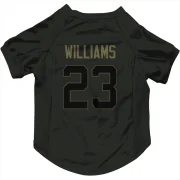 Kyren Williams Los Angeles Rams  Service Dog & Cat Pet Jersey - Black