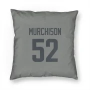 Larrell Murchison Los Angeles Rams  Pillow Cover (18 X 18) - Gray