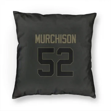 Larrell Murchison Los Angeles Rams  Service Pillow Cover (18 X 18) - Black