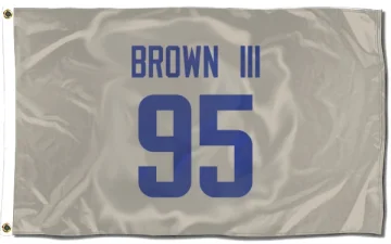 Los Angeles Rams Bone Flag (3 X 5)