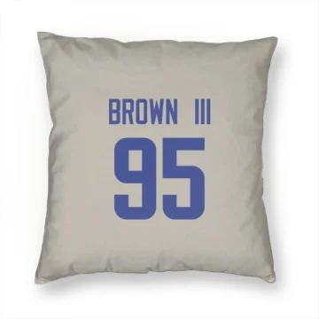 Los Angeles Rams Bone Pillow Cover (18 X 18)