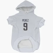 Luis Perez Los Angeles Rams  Dog & Cat Pet Hoodie - White