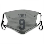 Luis Perez Los Angeles Rams  Face Mask - Gray