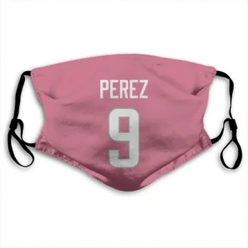 Luis Perez Los Angeles Rams  Face Mask - Pink