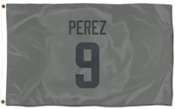 Luis Perez Los Angeles Rams  Flag (3 X 5) - Gray