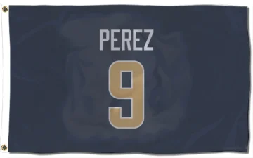 Luis Perez Los Angeles Rams  Flag (3 X 5) - Navy