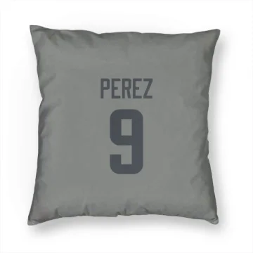 Luis Perez Los Angeles Rams  Pillow Cover (18 X 18) - Gray