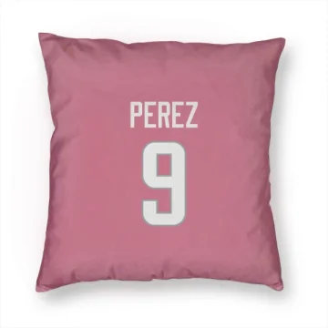 Luis Perez Los Angeles Rams  Pillow Cover (18 X 18) - Pink