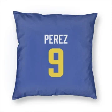 Luis Perez Los Angeles Rams  Pillow Cover (18 X 18) - Royal