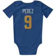 Luis Perez Los Angeles Rams   Royal  Infant & Newborn Bodysuit  - Gold