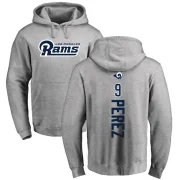 Luis Perez Youth Los Angeles Rams Pro Line Ash Backer Pullover Hoodie