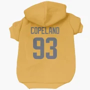 Marquise Copeland Los Angeles Rams  Dog & Cat Pet Hoodie - Gold