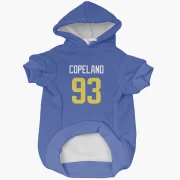 Marquise Copeland Los Angeles Rams  Dog & Cat Pet Hoodie - Royal