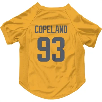 Marquise Copeland Los Angeles Rams  Dog & Cat Pet Jersey - Gold