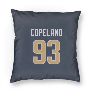 Marquise Copeland Los Angeles Rams  Pillow Cover (18 X 18) - Navy